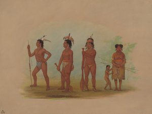 Clatsop indiánok, 18551869. alkotó: George Catlin