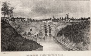 Lockport a Prospect Hillből alkotó: George Catlin