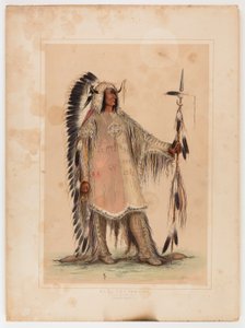 Mah-to-toh-pa, a mandan törzsfőnök... alkotó: George Catlin