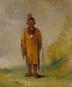 Me-sóu-wahk, Szarvashaj, Kee-o-kúk kedvenc fia alkotó: George Catlin