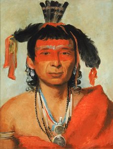 Másh-kee-wet, egy Great Dandy, 1831. alkotó: George Catlin