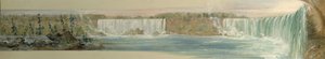 Niagara vízesés alkotó: George Catlin