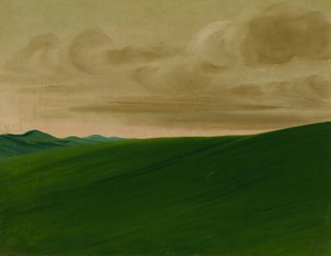 Nishnabottana Bluffs, Felső-Missouri, 1832. alkotó: George Catlin