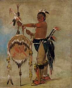 Pash-ee-pa-hó, Kis Szúrófőnök, tiszteletreméltó szauk törzsfőnök alkotó: George Catlin