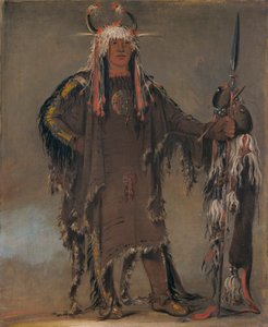 Peh-tó-pe-kiss, Sas bordák, egy piegan törzsfőnök alkotó: George Catlin
