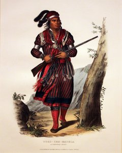 Tuko-See-Mathla szeminole törzsfőnök alkotó: George Catlin