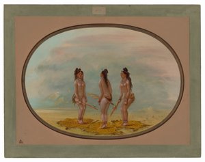 The Goodsome Dance - Goo-a-Give alkotó: George Catlin