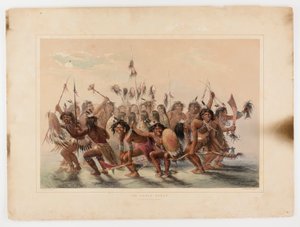 A fejbőr tánca alkotó: George Catlin