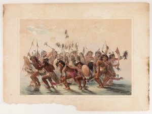 A fejbőr tánca alkotó: George Catlin