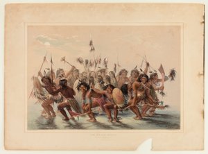 A fejbőr tánca alkotó: George Catlin