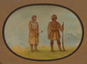 Két Cherokee Chief, 18611869. alkotó: George Catlin