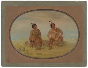 Két Choctaw indián alkotó: George Catlin
