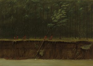 Kilátás az Alsó-Mississippire, 18611869. alkotó: George Catlin