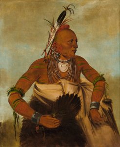 Wa-ho-béck-ee, egy jóképű vitéz alkotó: George Catlin
