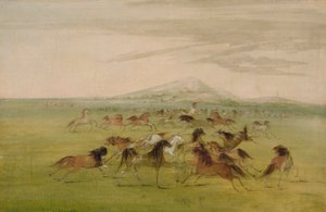 Vadlovak játék közben alkotó: George Catlin