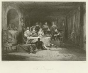 A bankett alkotó: George Cattermole