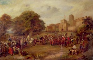 I. Jakab király látogatása a Hoghton Towerben 1617-ben