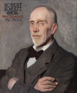 Robert W. Schultz Weir portréja alkotó: George Clausen