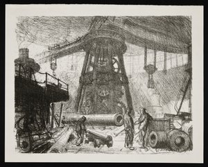 A radiális daru alkotó: George Clausen