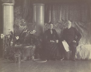 Mr. és Mrs. Charles L. Tiffany Louis C. Tiffany stúdiójában, kb. 1890. alkotó: George Collins Cox