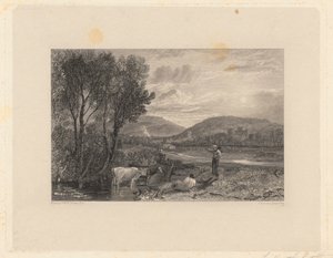 Lulworth kastély, Dorsetshire alkotó: George Cooke