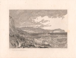 Pendennis kastély és Falmouth kikötő bejárata alkotó: George Cooke