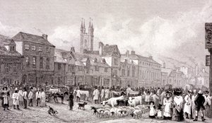 Smithfield Market, London, 1830