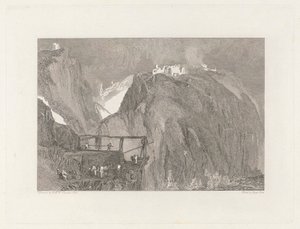 Tintagel kastély, Cornwall alkotó: George Cooke