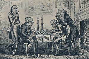 Egy sakkjátszma, 1948 alkotó: George Cruikshank