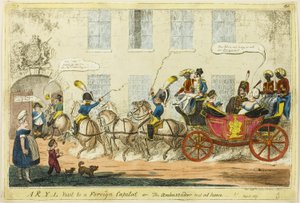 R-Y-L látogatás egy külföldi fővárosban alkotó: George Cruikshank