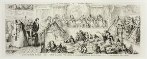 Ahogyan lennie kell, avagy A hölgyek próbára tesznek egy megvetendő gazembert "ígéretszegésért" George Cruikshank acélmetszeteiből a The Comic Almanacks-hez: 1835-1853 alkotó: George Cruikshank