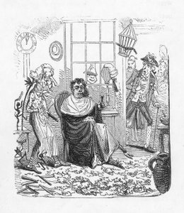 A borbélyoknál (metszet) alkotó: George Cruikshank