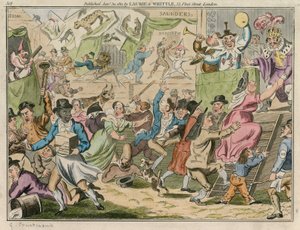 Bartholomew Fair, London alkotó: George Cruikshank
