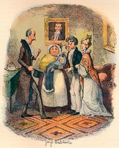 Bloomsbury keresztelő, 1900 alkotó: George Cruikshank