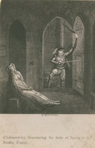 Cholmondeley felfedezi Alexia holttestét alkotó: George Cruikshank