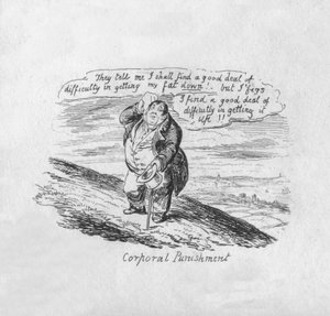 Testi fenyítés, 1829 alkotó: George Cruikshank