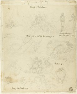 Korai vázlatok Falstaffhoz, Szentivánéji álomhoz alkotó: George Cruikshank