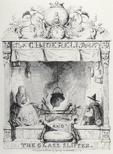 Charles Perrault Hamupipőke és az üvegpapucs előképe alkotó: George Cruikshank