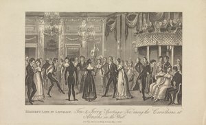 Legmagasabb élet Londonban... alkotó: George Cruikshank