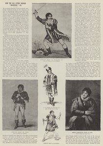 Hogyan öltöztették Shakespeare-t a régi színészek alkotó: George Cruikshank