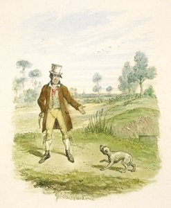 Illusztráció a "Twist Olivérhez" alkotó: George Cruikshank