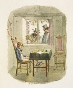 Illusztráció a "Twist Olivérhez" alkotó: George Cruikshank
