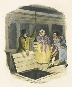 Illusztráció a "Twist Olivérhez" alkotó: George Cruikshank