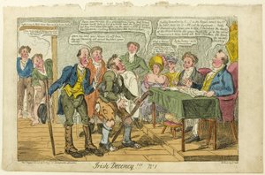 Ír tisztesség ! ! ! nem. 1 alkotó: George Cruikshank