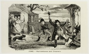 Június - Marrowbones and Cleavers from George Cruikshank