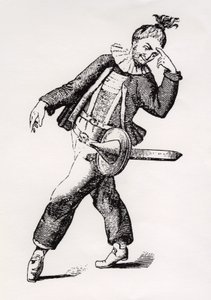 Kasper Punch, 19. század. alkotó: George Cruikshank