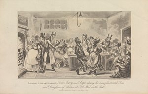 A legalacsonyabb "élet Londonban"... alkotó: George Cruikshank