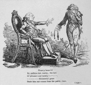 A végtelen zavargás, a hiúság, az élvezet és a változatosság vágya által okozott nyomor!, c1820 alkotó: George Cruikshank