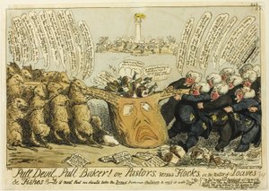 Húzd Devil, húzd Baker! alkotó: George Cruikshank