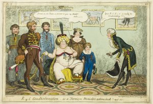 Királyi leereszkedés alkotó: George Cruikshank